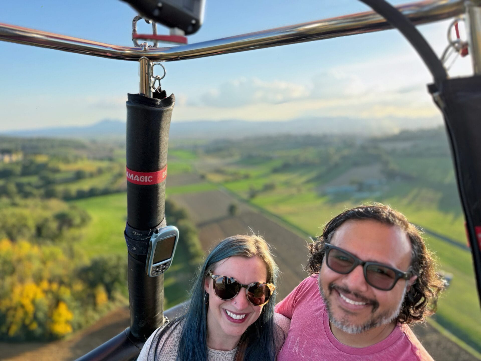 Floating Over Tuscany: A Hot Air Balloon Ride for 18 Years